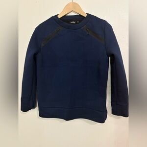 Kate Spade Saturday zip around shoulder sweatshirt Small